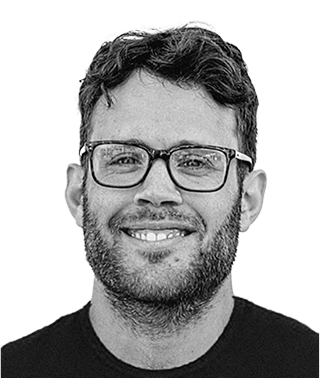 A portrait image of Flybox CEO and co-founder Larry Kotch